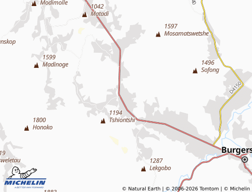MICHELIN-Landkarte Madetameng - ViaMichelin