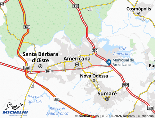 MICHELIN Centro map - ViaMichelin