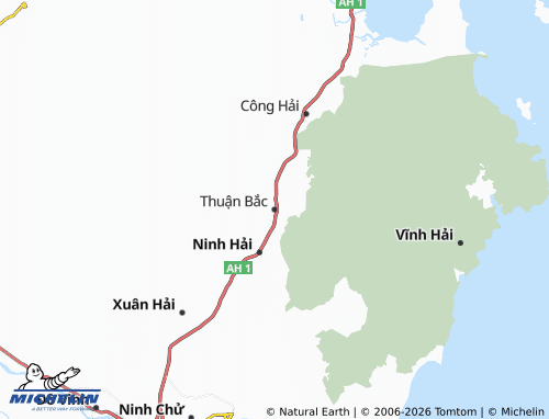 Mapa MICHELIN Thuận Bắc - ViaMichelin