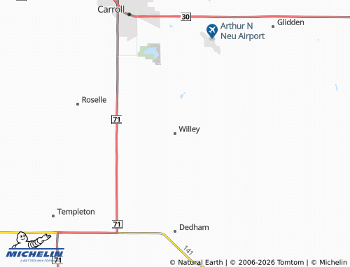 Mappa MICHELIN Willey - ViaMichelin
