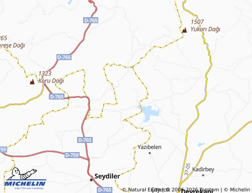 Mappa MICHELIN Çerçiler - ViaMichelin