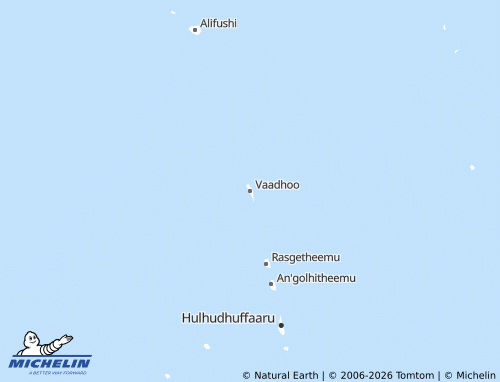 Mappa MICHELIN Vaadhoo - ViaMichelin
