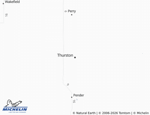Mappa MICHELIN Thurston - ViaMichelin