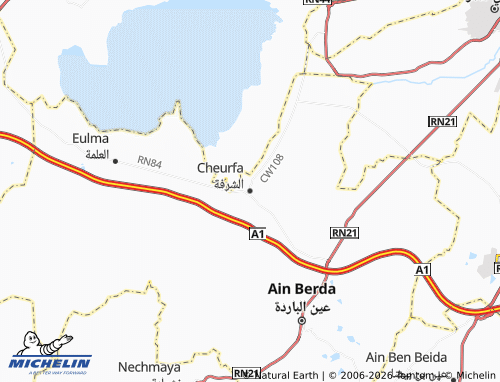 Carte MICHELIN Cheurfa - ViaMichelin