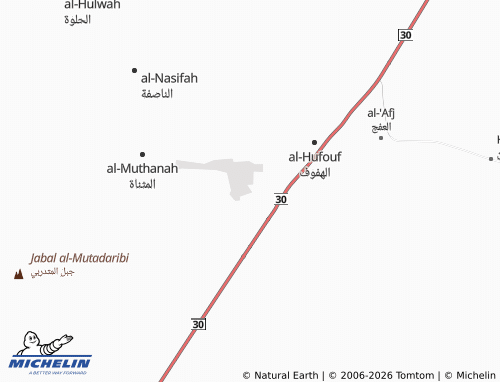 Carte MICHELIN al-Malik Fahd - ViaMichelin