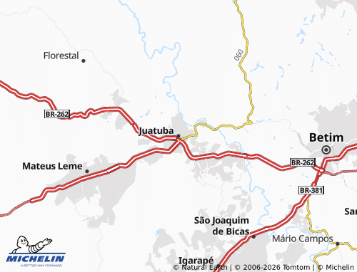 MICHELIN Juatuba map - ViaMichelin