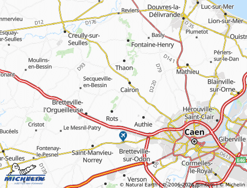 MICHELIN Rosel map - ViaMichelin