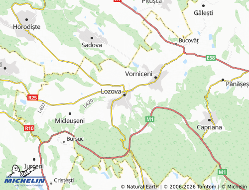 Kaart MICHELIN Lozova - ViaMichelin