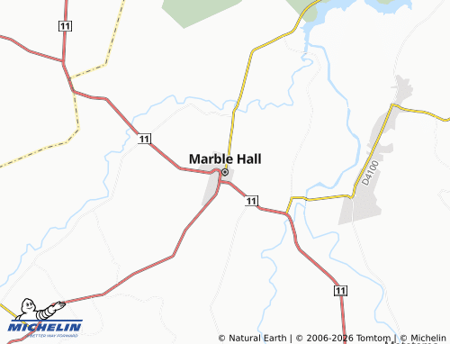 MICHELIN-Landkarte Marble Hall - ViaMichelin