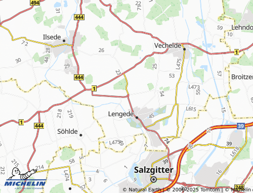 MICHELIN Klein Lafferde map - ViaMichelin