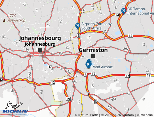 MICHELIN-Landkarte Jupiter - ViaMichelin