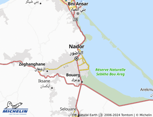 Carte MICHELIN Nador - ViaMichelin