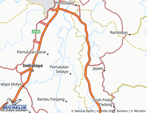 MICHELIN Pematang Bungur map - ViaMichelin