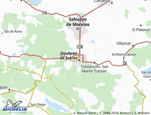 Mappa MICHELIN Tepeyac - ViaMichelin
