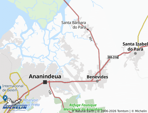 Mapa MICHELIN Benfica - ViaMichelin