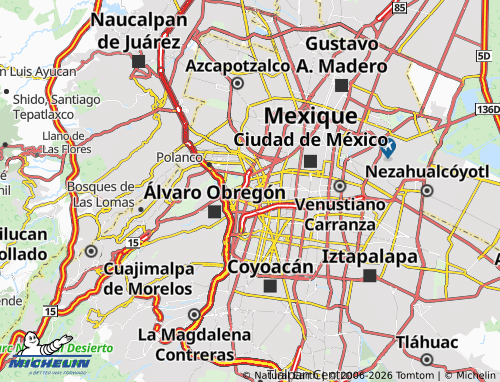 Kaart MICHELIN Condesa - ViaMichelin