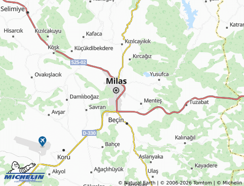 MICHELIN Ahmetçavuş map - ViaMichelin