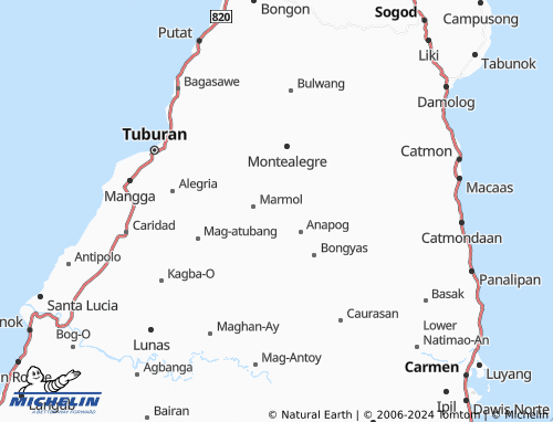 MICHELIN Kamansi map - ViaMichelin