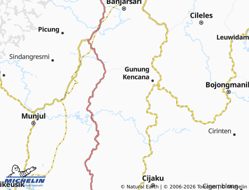 Kaart MICHELIN Cisampang - ViaMichelin