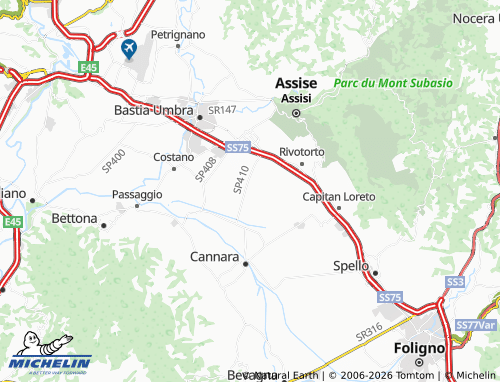 Carte MICHELIN Castelnuovo - ViaMichelin