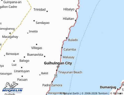 MICHELIN Calamba map - ViaMichelin
