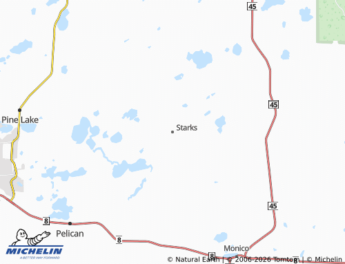 Mappa MICHELIN Starks - ViaMichelin