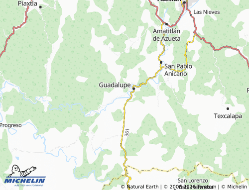 Mapa MICHELIN Mixquitepec - ViaMichelin