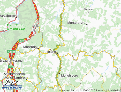 Mappa MICHELIN Sabbioni - ViaMichelin