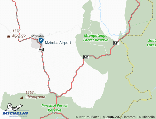 Mappa MICHELIN Mgubane - ViaMichelin