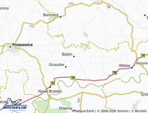Carte MICHELIN Bobin - ViaMichelin