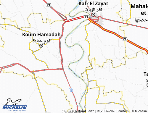 Mapa MICHELIN Mahallat Ahmad - ViaMichelin