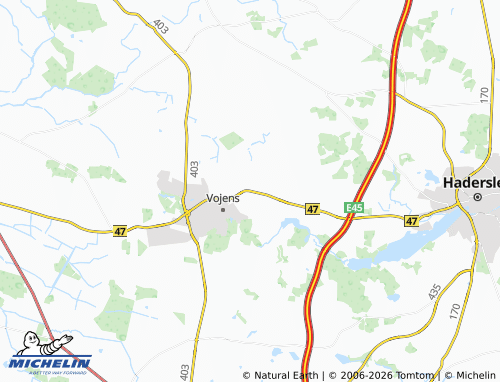 Mappa MICHELIN Vojensgård - ViaMichelin