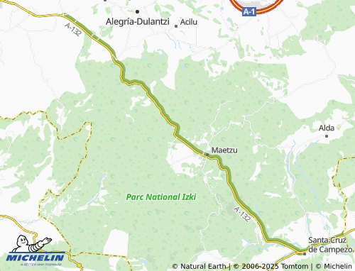MICHELIN Vírgala Mayor map - ViaMichelin