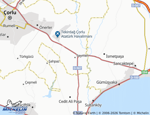Mappa MICHELIN Seymen - ViaMichelin