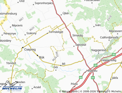Mapa MICHELIN Lócs - ViaMichelin