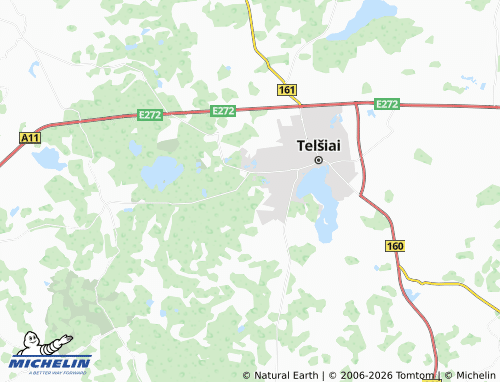 Mapa MICHELIN Berkinėnai - ViaMichelin