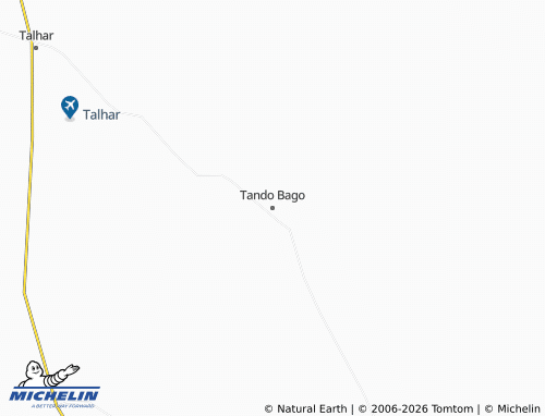 MICHELIN Tando Bago map - ViaMichelin