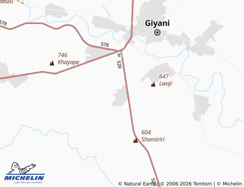 MICHELIN-Landkarte Ka-Sikhunyane - ViaMichelin