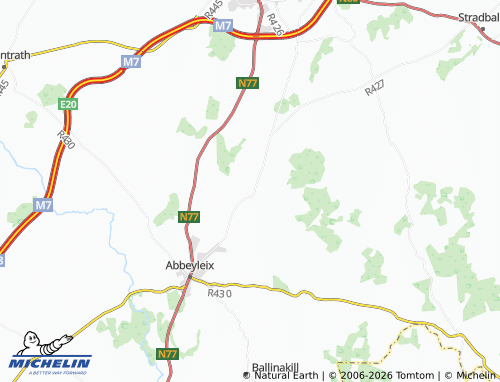 MICHELIN-Landkarte Ballyroan - ViaMichelin