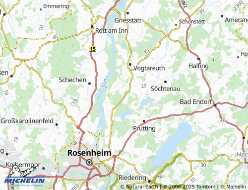 MICHELIN-Landkarte Egllack - ViaMichelin