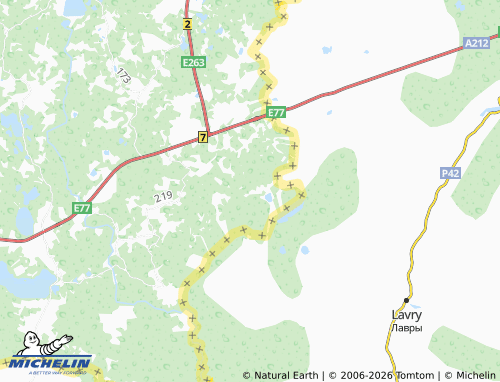 Mapa MICHELIN Kossa - ViaMichelin