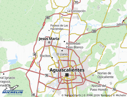 Mapa MICHELIN Nura - ViaMichelin