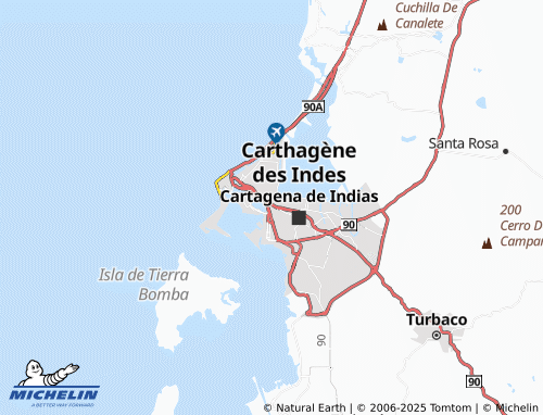 MICHELIN Prado map - ViaMichelin