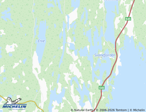 Carte MICHELIN Åsensbruk - ViaMichelin