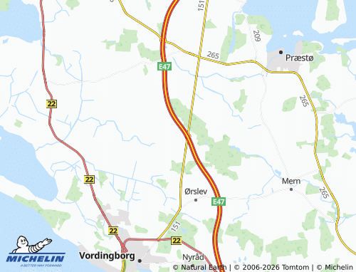 MICHELIN Udby map - ViaMichelin