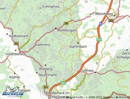 MICHELIN-Landkarte Gundlitz - ViaMichelin