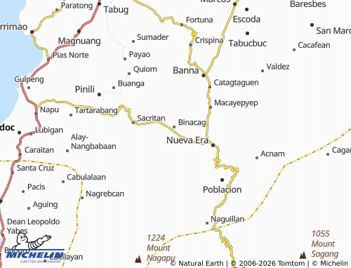 MICHELIN Garnaden map - ViaMichelin