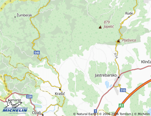 Mapa MICHELIN Dragovanščak - ViaMichelin