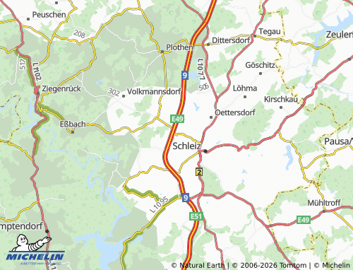 MICHELIN Görkwitz map - ViaMichelin