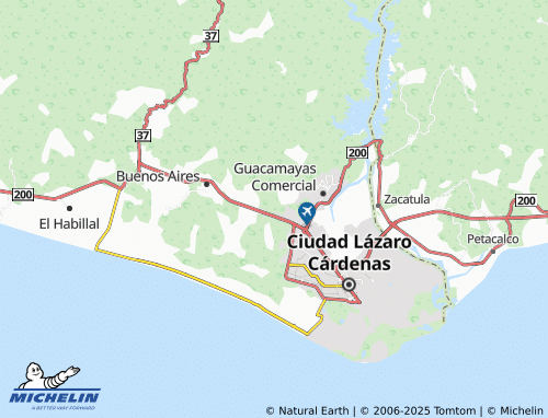 MICHELIN Vicente Guerrero map - ViaMichelin